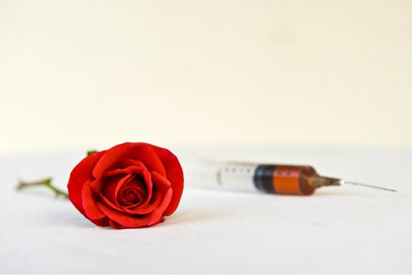 Skin care with KORRES WILD ROSE