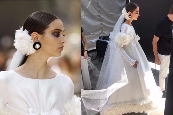 Chanel Bride ponytail