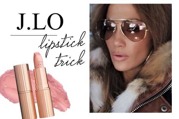 jlo pout trick