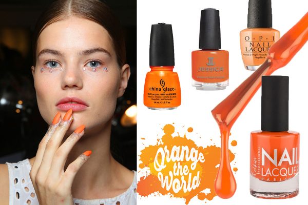cover orange nails
