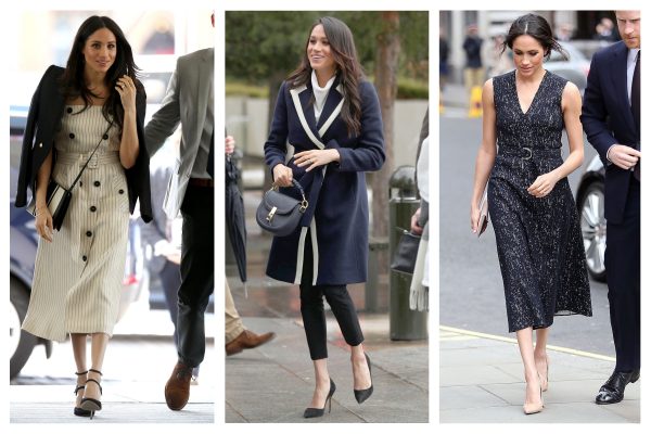tinute purtate de Meghan Markle