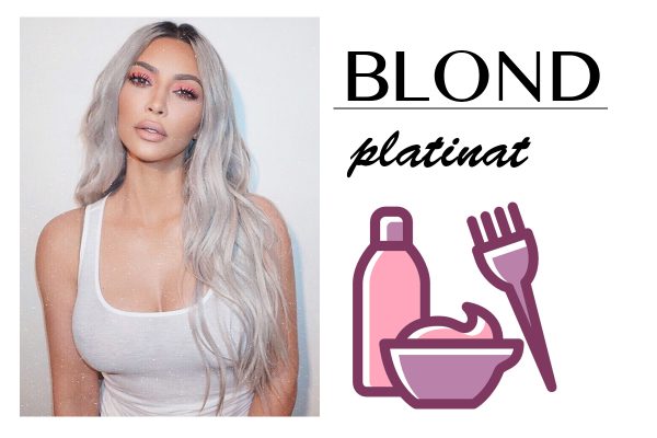blond platinat