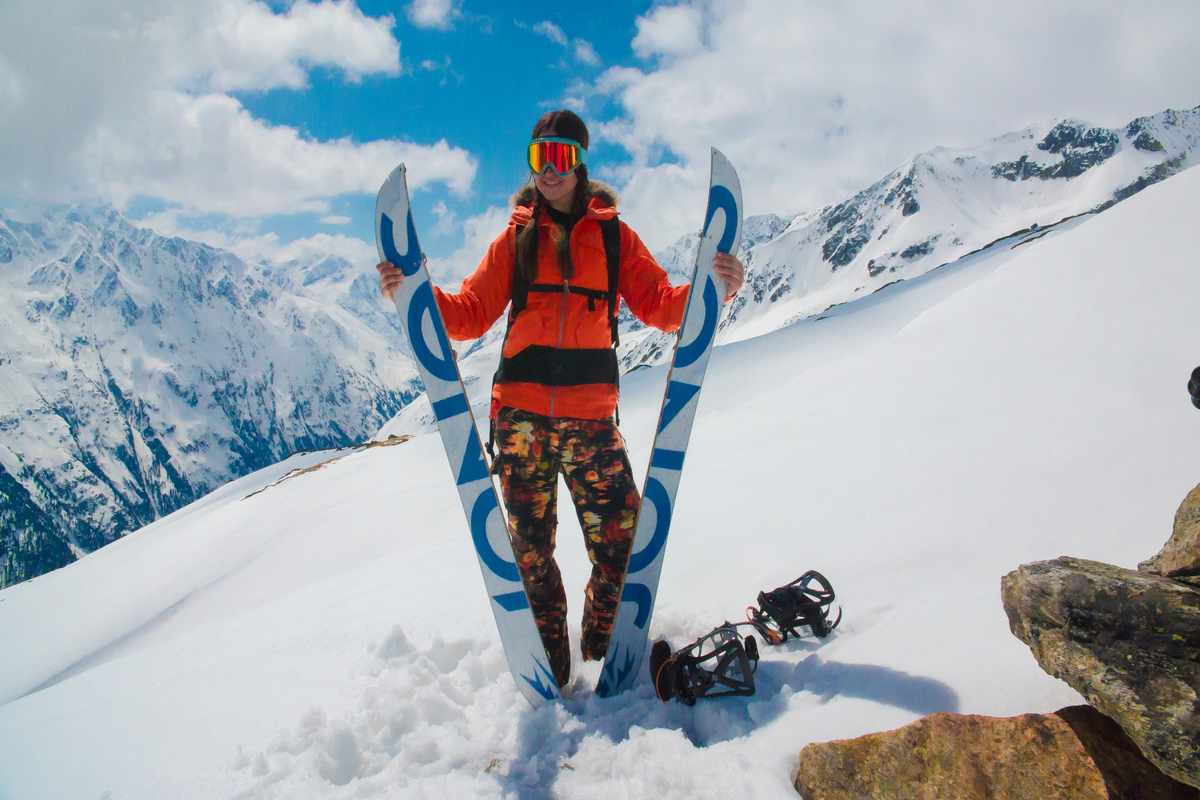 Alexandra cu splitboard-ul