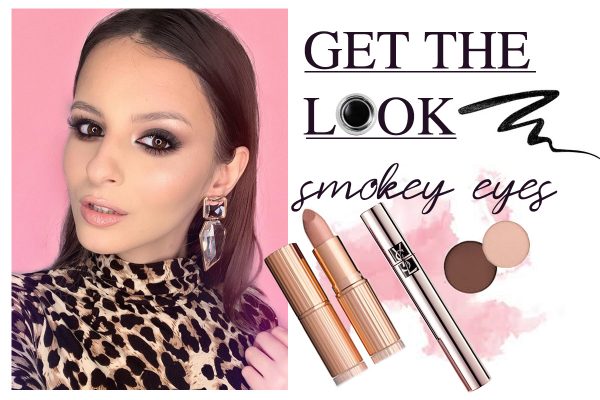 smokey eyes pentru ochi caprui