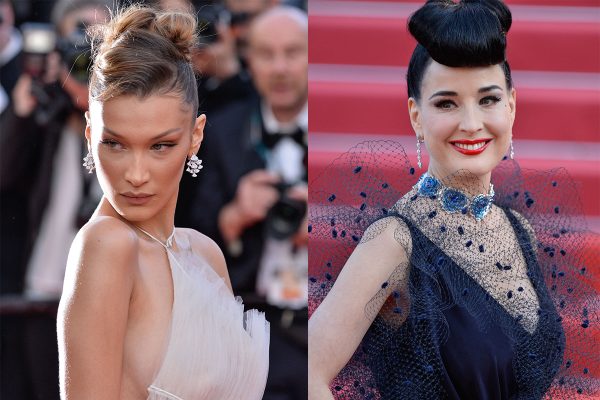 bella hadid dita von teese