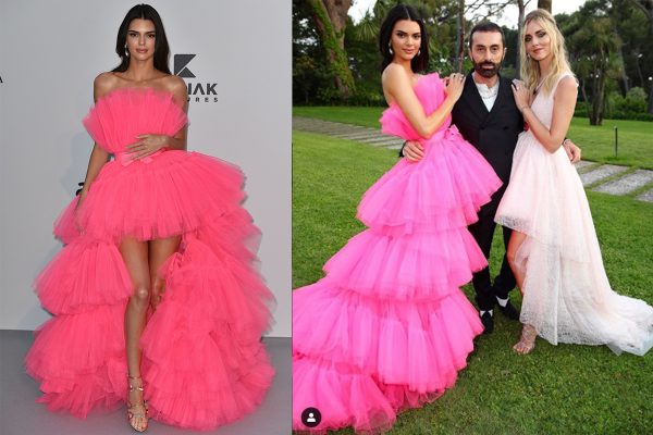 kendall jenner giambatista valli h&M amFAR GAla