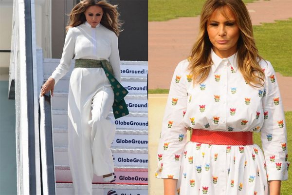 melania trump india