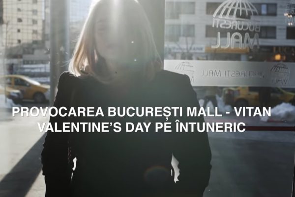 Provocarea București Mall-Vitan: Valentine's Day pe întuneric