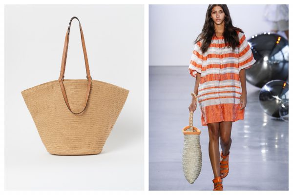Genți în tendințe- Shopper bags din paie, pe stradă sau la plajă