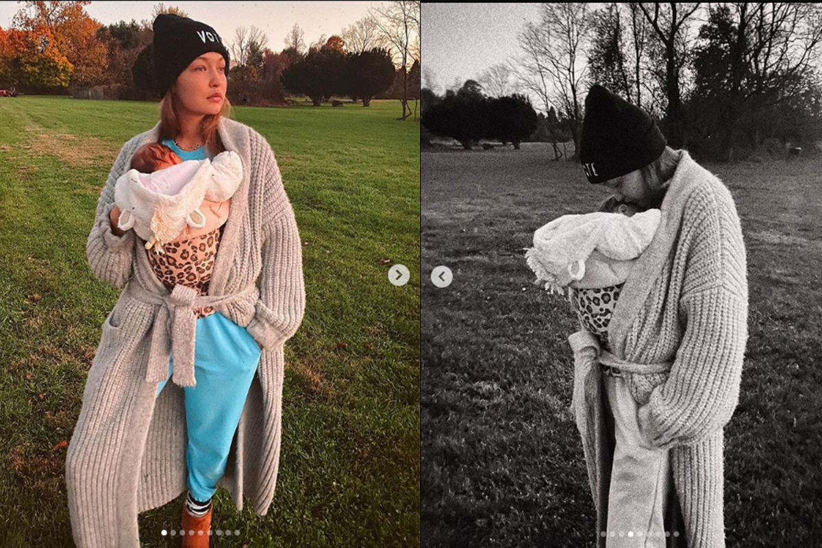 gigi hadid fetita