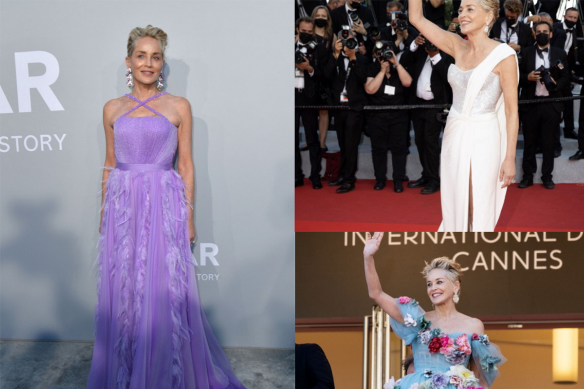 sharon stone cannes