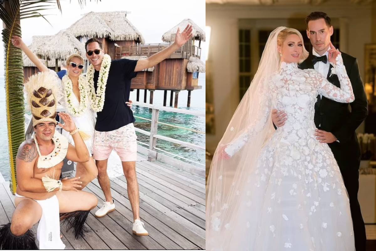 paris hilton luna de miere bora bora